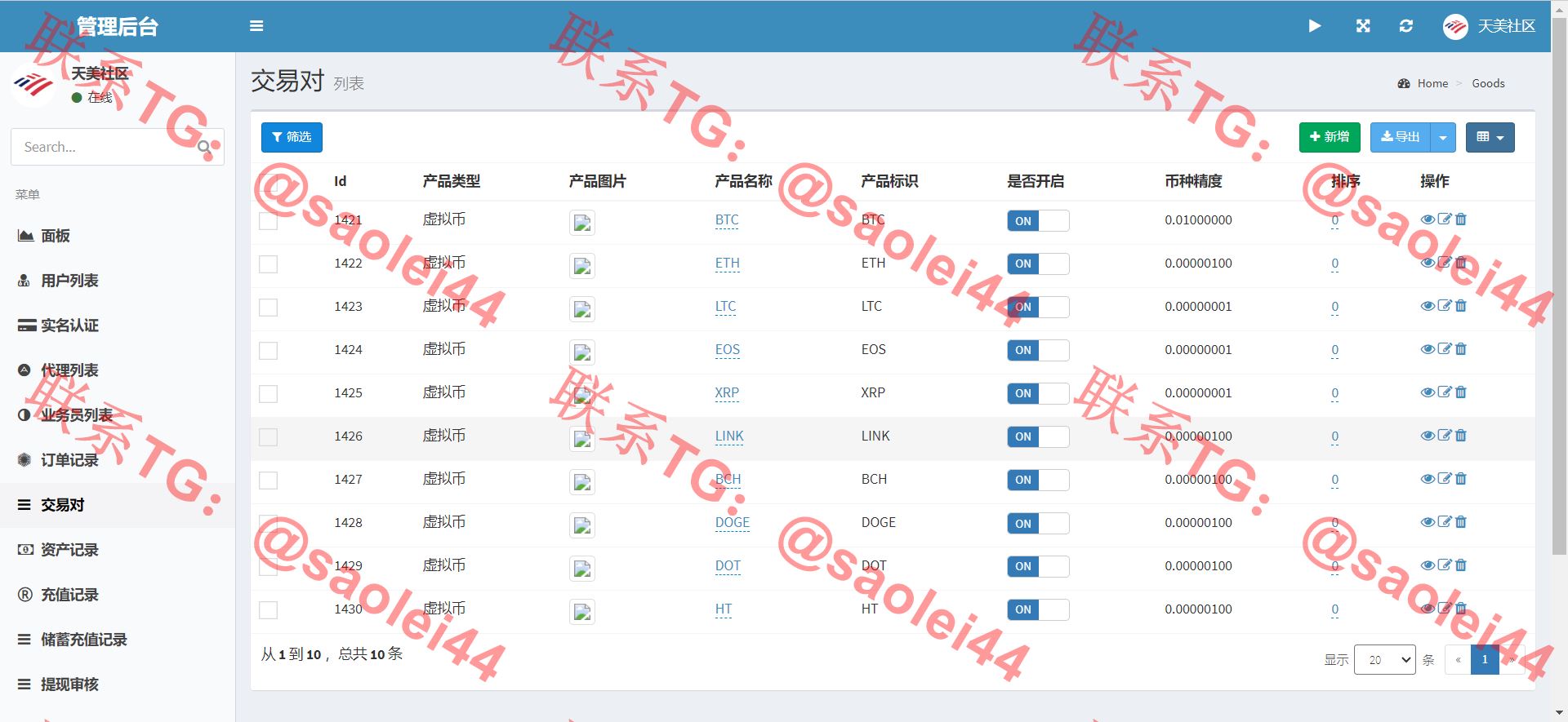 【亲测】BAC交易所/USDT合约交易/带控制-heichanym.com-黑产源码