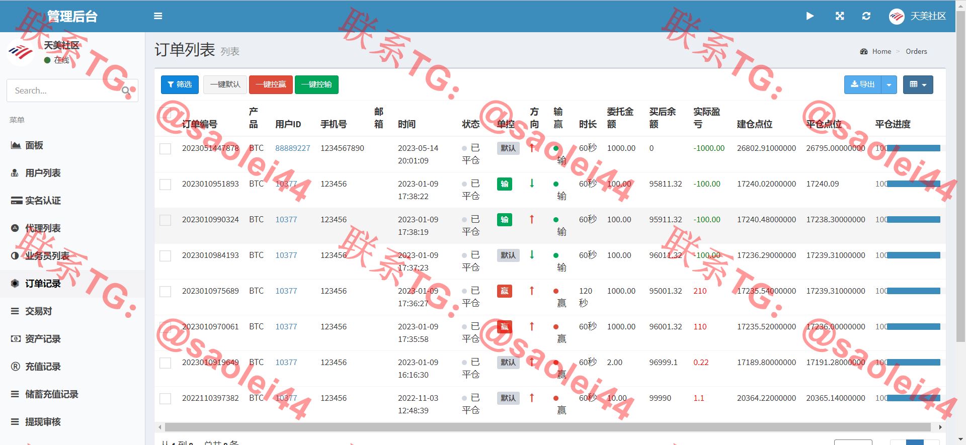 【亲测】BAC交易所/USDT合约交易/带控制-heichanym.com-黑产源码